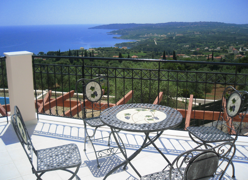 View From Balcony, Villa Nima, Kefalonia, Greece